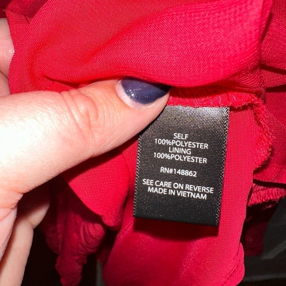 Torrid Plus Size Peplum Chiffon Heart Blouse - Picture 12 of 13